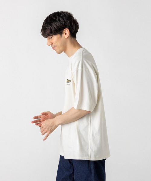 L.L.Bean(エルエルビーン)の「【JAPAN EDITION】モリル・ショートスリーブ・チェスト・グラフィック・ティ(Tシャツ/カットソー・メンズ・グレー/ホワイト/ブルーグリーン/ネイビー/オレンジ・LARGE/MEDIUM/SMALL)」の17枚目の写真