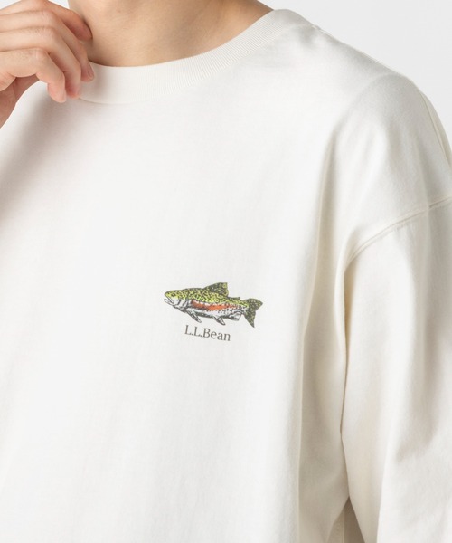 L.L.Bean(エルエルビーン)の「【JAPAN EDITION】モリル・ショートスリーブ・チェスト・グラフィック・ティ(Tシャツ/カットソー・メンズ・グレー/ホワイト/ブルーグリーン/ネイビー/オレンジ・LARGE/MEDIUM/SMALL)」の21枚目の写真