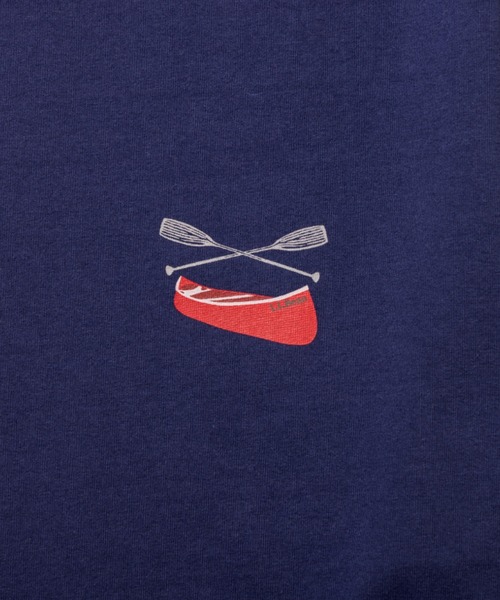 L.L.Bean(エルエルビーン)の「【JAPAN EDITION】モリル・ショートスリーブ・チェスト・グラフィック・ティ(Tシャツ/カットソー・メンズ・グレー/ホワイト/ブルーグリーン/ネイビー/オレンジ・LARGE/MEDIUM/SMALL)」の7枚目の写真