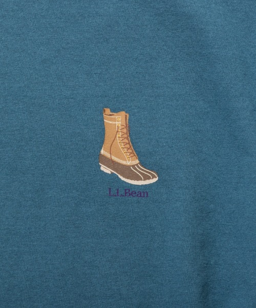 L.L.Bean(エルエルビーン)の「【JAPAN EDITION】モリル・ショートスリーブ・チェスト・グラフィック・ティ(Tシャツ/カットソー・メンズ・グレー/ホワイト/ブルーグリーン/ネイビー/オレンジ・LARGE/MEDIUM/SMALL)」の8枚目の写真