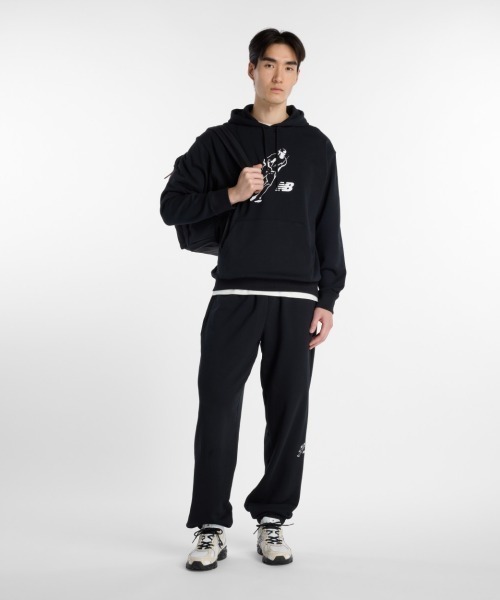 NEW BALANCE(ニューバランス)の「New Balance 大谷翔平 Always On Logo Hoodie(ニューバランス 大谷翔平オールウェイズオンロゴフーディ)(パーカー・メンズ・グレー系/ブラック系・MEDIUM/LARGE/X-LARGE/SMALL/XX-LARGE)」の8枚目の写真