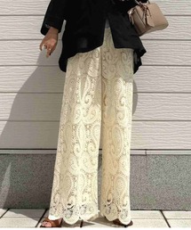 Q | レーシーペイズリーパンツ(その他パンツ)