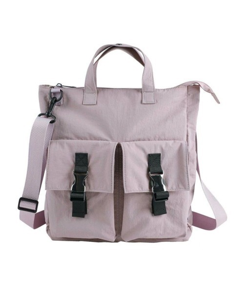 LIZDAYS(リズデイズ)の「Kacchirin Helmet bag STYLE 2WAY TOTE BAG(トートバッグ・レディース・ブラック/ベージュ/ダークグレー/ブルーグレー/サーモンピンク/カーキ系・FREE)」の7枚目の写真