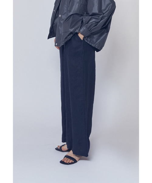1er Arrondissement(プルミエアロンディスモン)の「ウォッシュリネンイージーパンツ(その他パンツ・レディース・ベージュ/ブラック系その他3・38/36)」の14枚目の写真