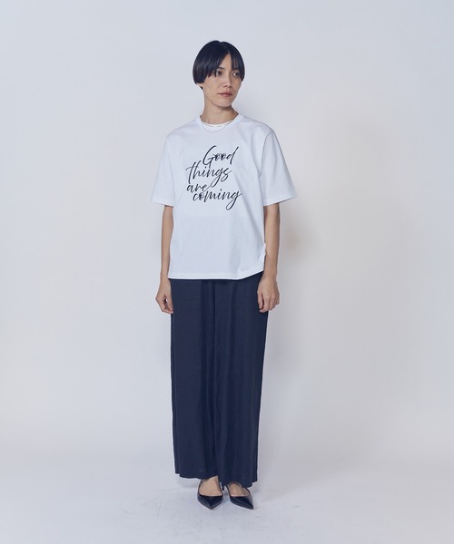 1er Arrondissement(プルミエアロンディスモン)の「ウォッシュリネンイージーパンツ(その他パンツ・レディース・ベージュ/ブラック系その他3・38/36)」の6枚目の写真