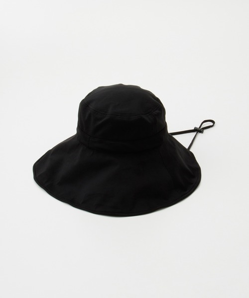 Honeys（ハニーズ）の「【接触冷感・吸水速乾・ＵＶカット・遮熱】遮光１００％つば広ハット（ハット・レディース・チャコール/ライトグレー系/ブラック/ライトベージュ・FREE）」の16枚目の写真