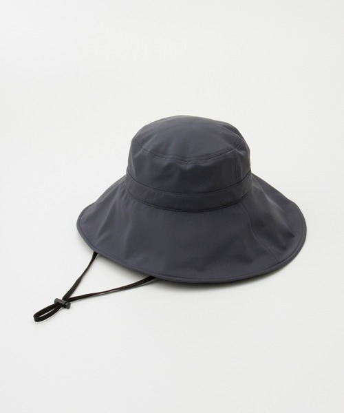 Honeys（ハニーズ）の「【接触冷感・吸水速乾・ＵＶカット・遮熱】遮光１００％つば広ハット（ハット・レディース・チャコール/ライトグレー系/ブラック/ライトベージュ・FREE）」の15枚目の写真