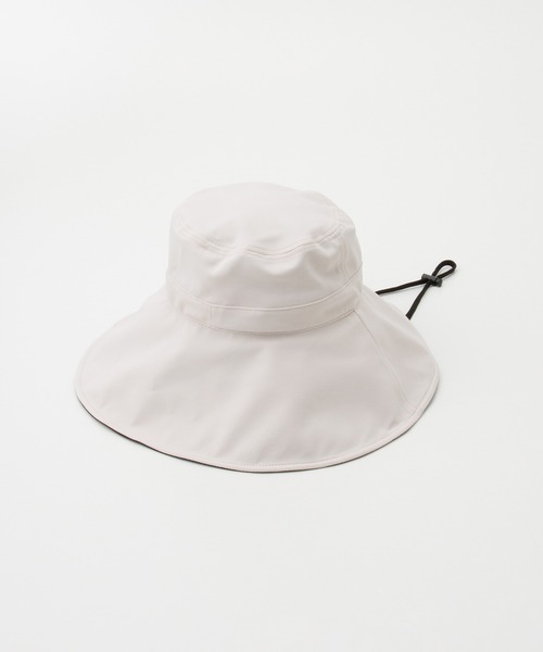 Honeys（ハニーズ）の「【接触冷感・吸水速乾・ＵＶカット・遮熱】遮光１００％つば広ハット（ハット・レディース・チャコール/ライトグレー系/ブラック/ライトベージュ・FREE）」の12枚目の写真