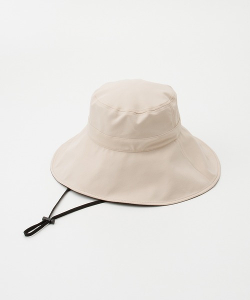 Honeys（ハニーズ）の「【接触冷感・吸水速乾・ＵＶカット・遮熱】遮光１００％つば広ハット（ハット・レディース・チャコール/ライトグレー系/ブラック/ライトベージュ・FREE）」の11枚目の写真