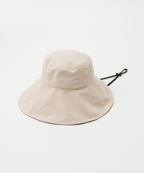 Honeys（ハニーズ）の「【接触冷感・吸水速乾・ＵＶカット・遮熱】遮光１００％つば広ハット（ハット・レディース・チャコール/ライトグレー系/ブラック/ライトベージュ・FREE）」の10枚目の写真