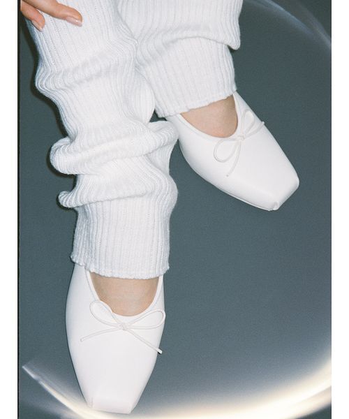 SNIDEL（スナイデル）の「【Chacott】コラボパンプス（パンプス・レディース・ホワイト/ピンクベージュ/ブラック・M/S/L）」の4枚目の写真