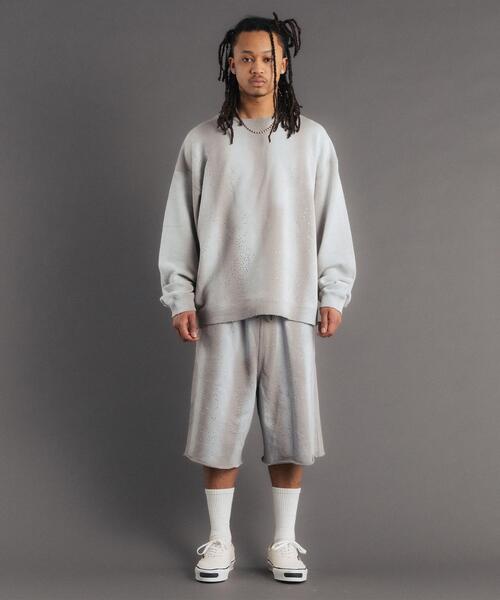 FR(13)NDS(フレンズ)の「FR(13)NDS/フレンズ/STONE SW CREWNECK(スウェット・メンズ・グレー/ブルー・L/M)」の3枚目の写真