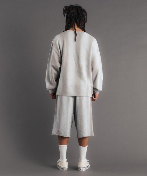 FR(13)NDS(フレンズ)の「FR(13)NDS/フレンズ/STONE SW CREWNECK(スウェット・メンズ・グレー/ブルー・L/M)」の4枚目の写真