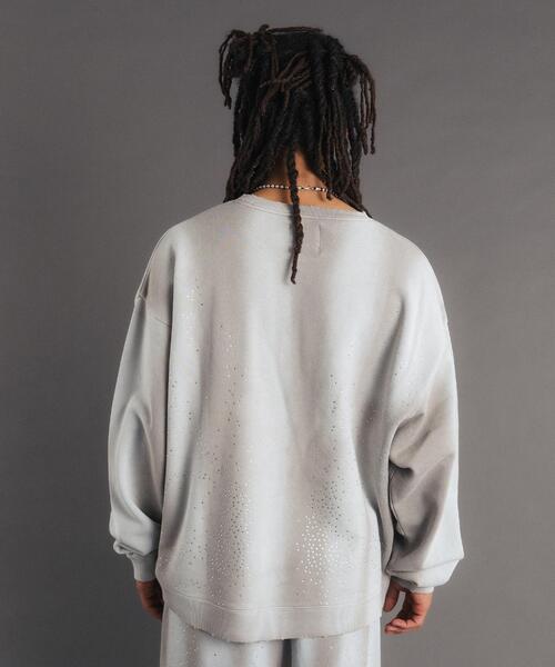 FR(13)NDS(フレンズ)の「FR(13)NDS/フレンズ/STONE SW CREWNECK(スウェット・メンズ・グレー/ブルー・L/M)」の6枚目の写真