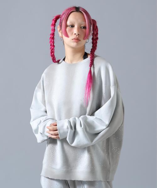 FR(13)NDS(フレンズ)の「FR(13)NDS/フレンズ/STONE SW CREWNECK(スウェット・メンズ・グレー/ブルー・L/M)」の22枚目の写真