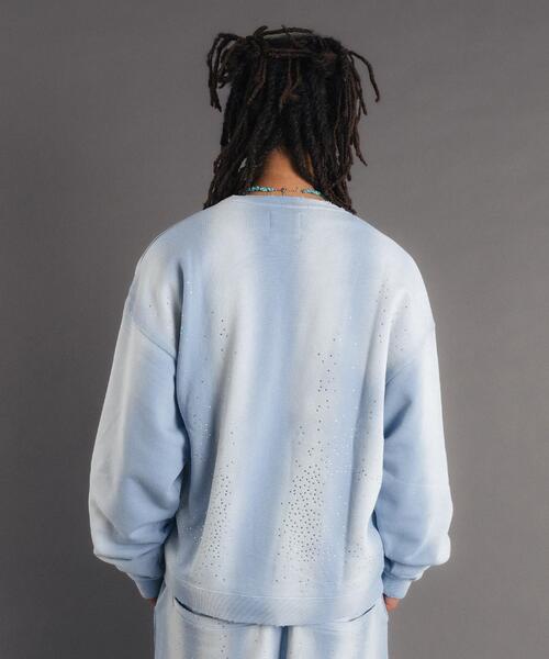 FR(13)NDS(フレンズ)の「FR(13)NDS/フレンズ/STONE SW CREWNECK(スウェット・メンズ・グレー/ブルー・L/M)」の9枚目の写真