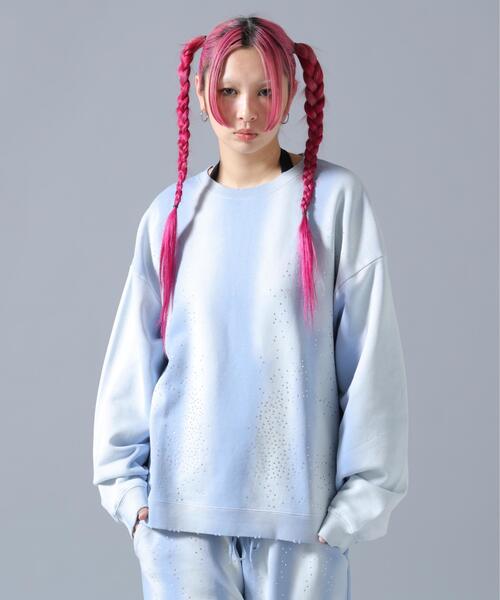 FR(13)NDS(フレンズ)の「FR(13)NDS/フレンズ/STONE SW CREWNECK(スウェット・メンズ・グレー/ブルー・L/M)」の12枚目の写真