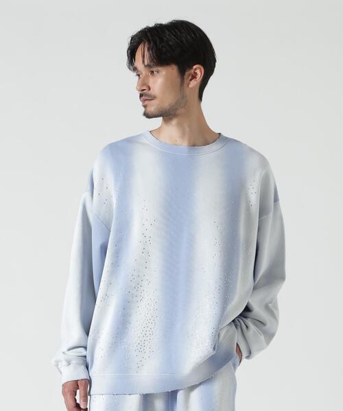FR(13)NDS(フレンズ)の「FR(13)NDS/フレンズ/STONE SW CREWNECK(スウェット・メンズ・グレー/ブルー・L/M)」の17枚目の写真