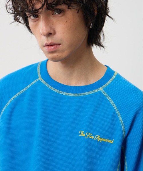 AsRiRe(アスリレイ)の「26ss Contrast Stitch Back Logo Pullover/配色ステッチバックロゴプルオーバー(スウェット・メンズ・ブラック/アイボリー/ブルー・L)」の18枚目の写真