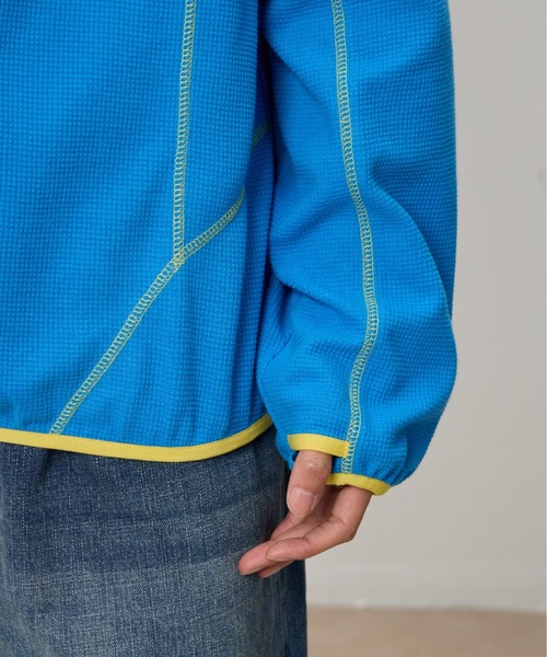 AsRiRe(アスリレイ)の「26ss Contrast Stitch Back Logo Pullover/配色ステッチバックロゴプルオーバー(スウェット・メンズ・ブラック/アイボリー/ブルー・L)」の11枚目の写真