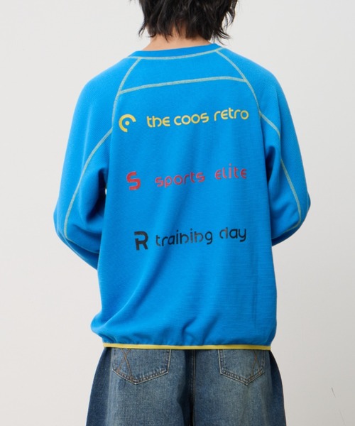 AsRiRe(アスリレイ)の「26ss Contrast Stitch Back Logo Pullover/配色ステッチバックロゴプルオーバー(スウェット・メンズ・ブラック/アイボリー/ブルー・L)」の20枚目の写真