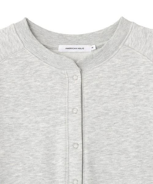 AMERICAN HOLIC（アメリカンホリック）の「リングドットボタンカーディガン（カーディガン/ボレロ・レディース・グレー系その他/ダークネイビー/グリーン・M/L）」の9枚目の写真