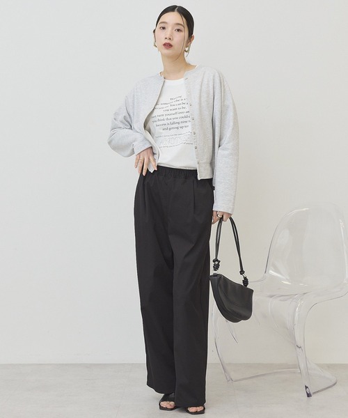 AMERICAN HOLIC（アメリカンホリック）の「リングドットボタンカーディガン（カーディガン/ボレロ・レディース・グレー系その他/ダークネイビー/グリーン・M/L）」の4枚目の写真