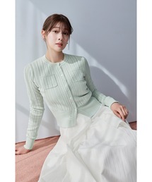 Her lip to(�n�[���b�v�g�D�[)��Eyelet Knit Cardigan(�J�[�f�B�K��/�{����)