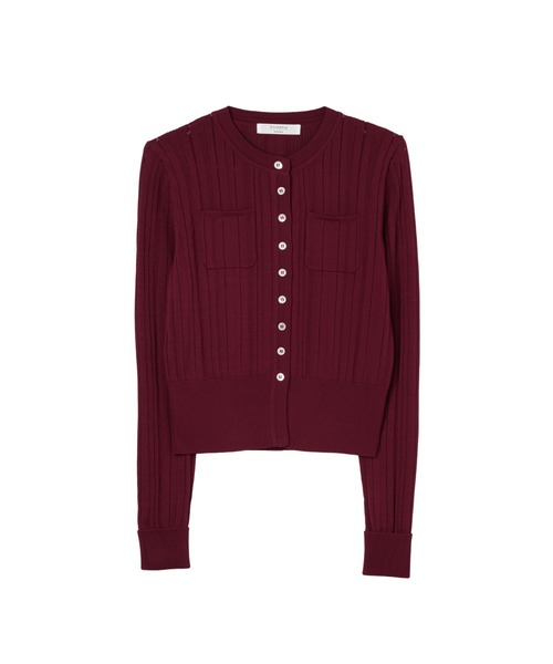 Eyelet Knit Cardigan（カーディガン/ボレロ）｜Her lip to（ハー