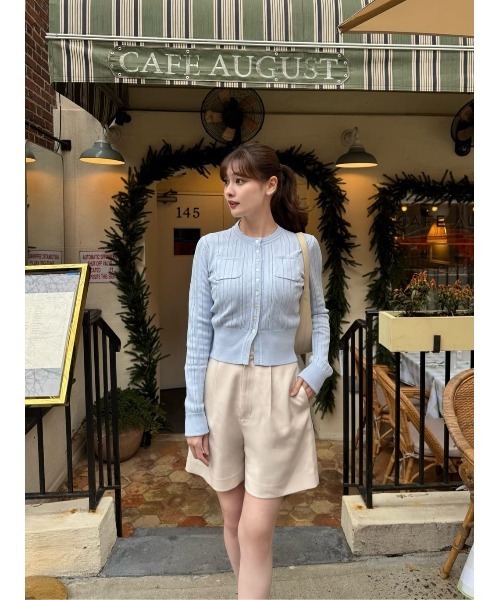 Eyelet Knit Cardigan（カーディガン/ボレロ）｜Her lip to（ハー