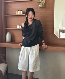 Silver Pebble Half Pants (White)