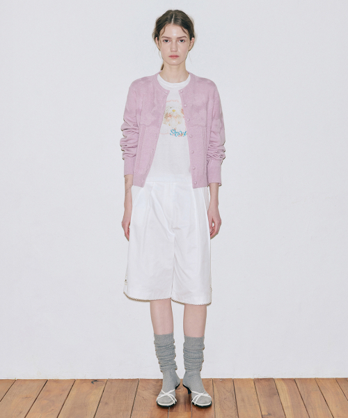 SINOON(シヌーン)の「Silver Pebble Half Pants (White)(その他パンツ・レディース・ホワイト・MEDIUM/SMALL)」の5枚目の写真