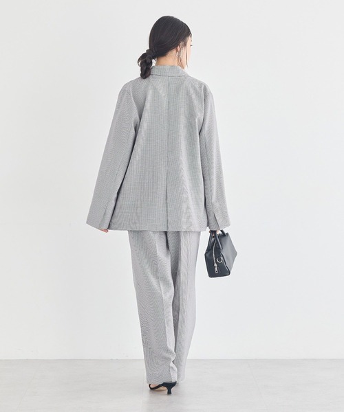 earth music&ecology（アースミュージックアンドエコロジー）の「アソート金ボタンジャケット（テーラードジャケット・レディース・ホワイト系その他2/チェック/ネイビー・FREE）」の17枚目の写真