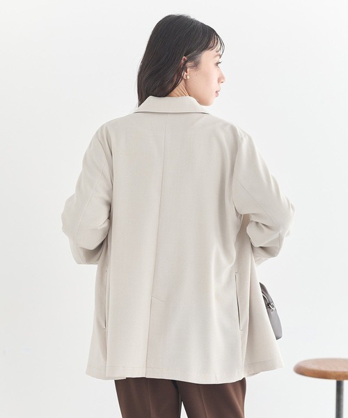 earth music&ecology（アースミュージックアンドエコロジー）の「アソート金ボタンジャケット（テーラードジャケット・レディース・ホワイト系その他2/チェック/ネイビー・FREE）」の7枚目の写真