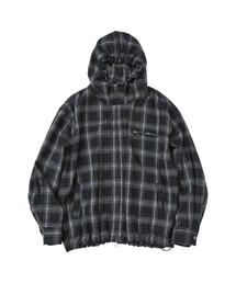 WMC（ダブリューエムシー）の「チェックフードシャケット_GREY（パーカー）」