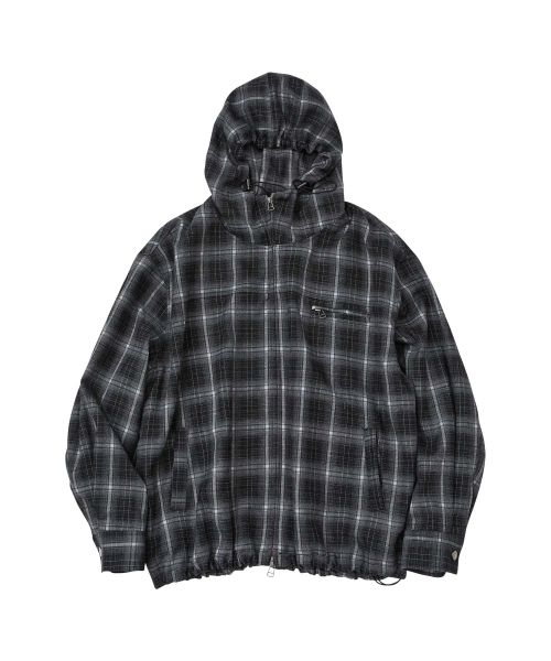 Чек‑фурд шахкет — серая рубашка‑хаке (Checkford Jacket)