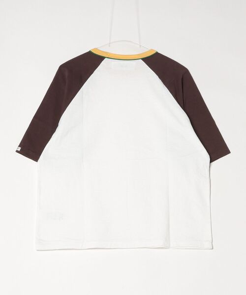 JANESMITH（ジェーンスミス）の「JANE.S:CTN RAGLAN T-SHIRT（Tシャツ/カットソー・レディース・ブラウン/ブルー・ONE SIZE）」の3枚目の写真