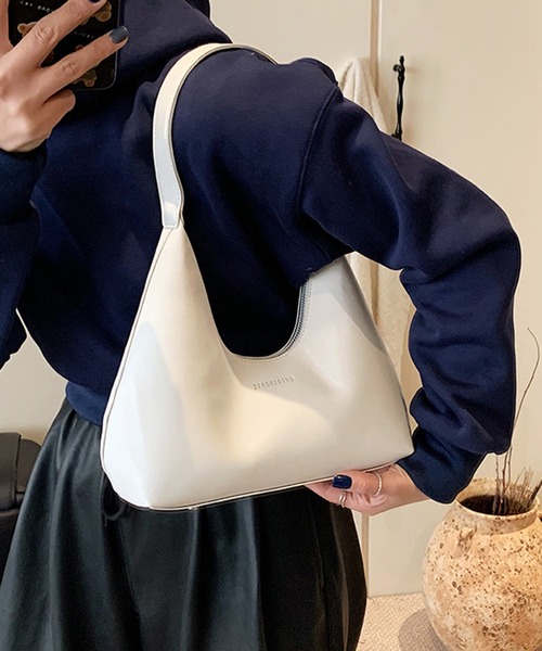 shyam inspiration（シャムインスピレーション）の「ハーフムーンコンパクトショルダーバッグ（ショルダーバッグ・レディース・ブラウン/レッド/ブラック/ホワイト・F）」の22枚目の写真