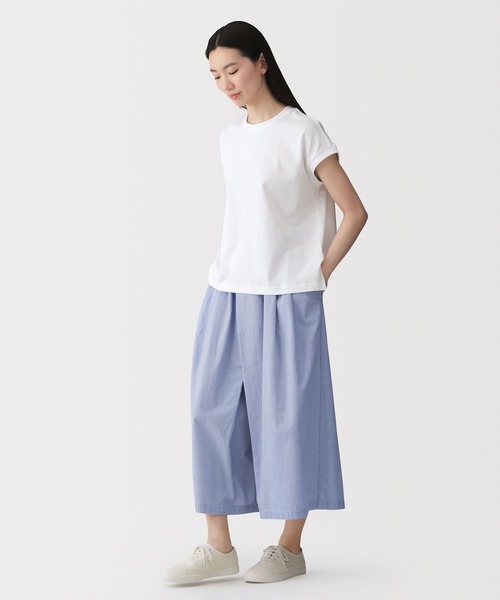 無印良品（ムジルシリョウヒン）の「婦人　涼感　スカートパンツ（その他パンツ・レディース・ブラック/グレー系/ブルー系・S/M/L/XL）」の9枚目の写真