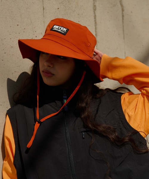 Eddie Bauer（エディーバウアー）の「EBTEK メッシュ バケットハット（ハット・メンズ・グリーン/ブラック/オレンジ・F）」の3枚目の写真