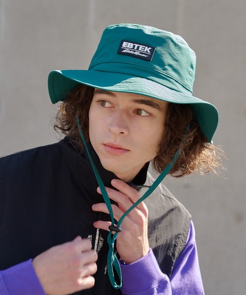 Eddie Bauer（エディーバウアー）の「EBTEK メッシュ バケットハット（ハット・メンズ・グリーン/ブラック/オレンジ・F）」の5枚目の写真