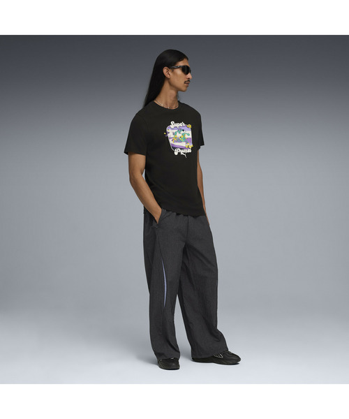 PUMA(プーマ)の「PUMA プーマ メンズ グラフィック スーパー プーマ スーベニア 半袖 Tシャツ(Tシャツ/カットソー・メンズ・ブラック×レッド/ブルー系その他7/ホワイト・SMALL/MEDIUM/LARGE/X-LARGE/XX-LARGE)」の5枚目の写真