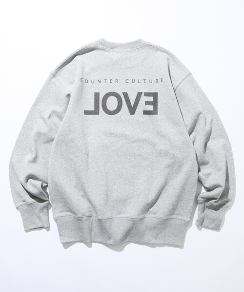 FREAK'S STORE(フリークスストア)の「限定展開 COUNTER CULTURE/カウンターカルチャー Print CREW SWT /クルーネックスウェット(スウェット・メンズ・グレー・LARGE/MEDIUM/SMALL/X-SMALL)」の1枚目の写真