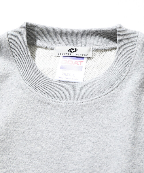 FREAK'S STORE(フリークスストア)の「限定展開 COUNTER CULTURE/カウンターカルチャー Print CREW SWT /クルーネックスウェット(スウェット・メンズ・グレー・LARGE/MEDIUM/SMALL/X-SMALL)」の3枚目の写真