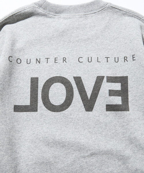 FREAK'S STORE(フリークスストア)の「限定展開 COUNTER CULTURE/カウンターカルチャー Print CREW SWT /クルーネックスウェット(スウェット・メンズ・グレー・LARGE/MEDIUM/SMALL/X-SMALL)」の8枚目の写真