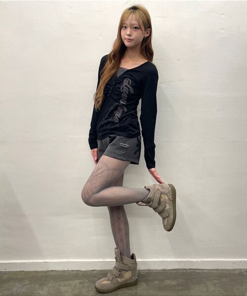 LUVISTRUE(ラヴイズトゥルー)の「EL HORSE SLIM-FIT TEE(BLACK)(Tシャツ/カットソー・レディース・その他・FREE)」の8枚目の写真