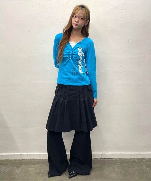 LUVISTRUE(ラヴイズトゥルー)の「EL HORSE SLIM-FIT TEE(BLACK)(Tシャツ/カットソー・レディース・その他・FREE)」の2枚目の写真