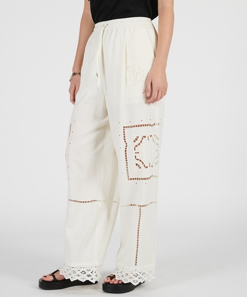 PRANK PROJECT(プランクプロジェクト)の「エンブロイダリーパンツ / Embroidered Pants(その他パンツ・レディース・ホワイト/ブラック・36/38)」の8枚目の写真