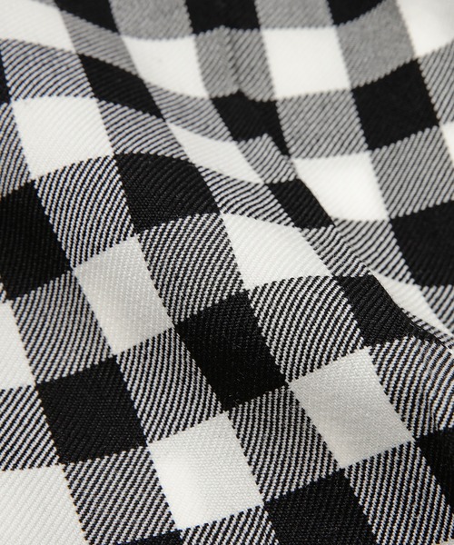 TSTS(ティーエスティーエス)の「GINGHAM WOOL WIDE TROUSERS(その他パンツ・メンズ・ブラック/サックスブルー・M)」の11枚目の写真