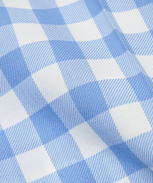 TSTS(ティーエスティーエス)の「GINGHAM WOOL WIDE TROUSERS(その他パンツ・メンズ・ブラック/サックスブルー・M)」の12枚目の写真
